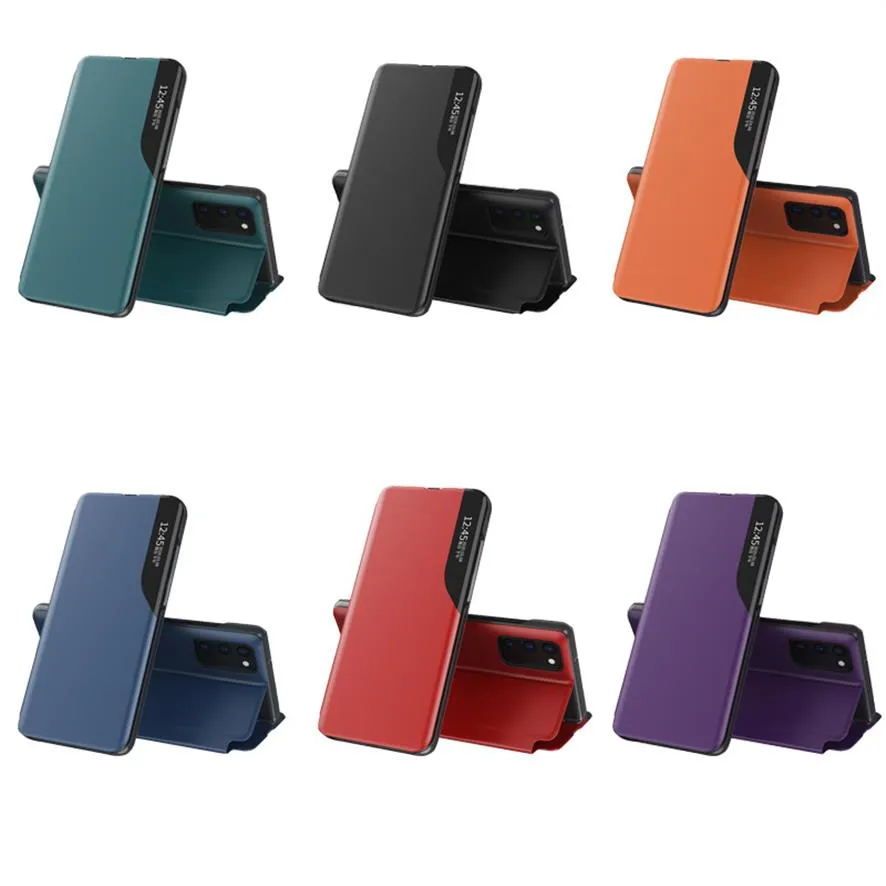 Smart View Window Filp Cases PU Leather Cover For Samsung Galaxy Note20 S20 A10S A20S A11 M31S A30 A40 A50 A70 A71 A21S278Z