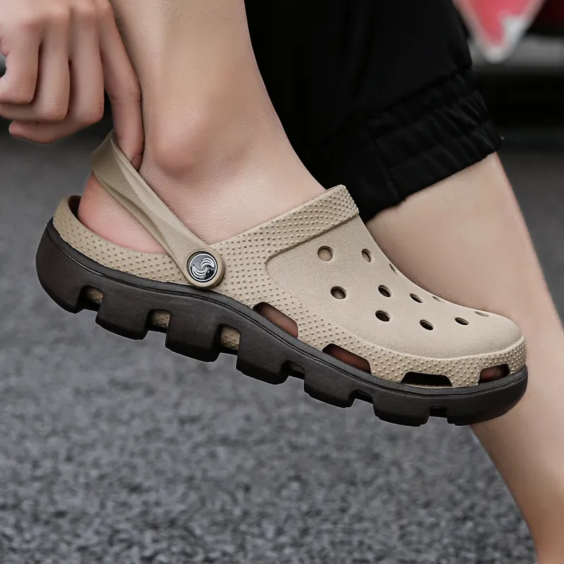 Men Garden Casual Aqua Clogs Band Sandals Summer Slides Beach Swimming Shoes