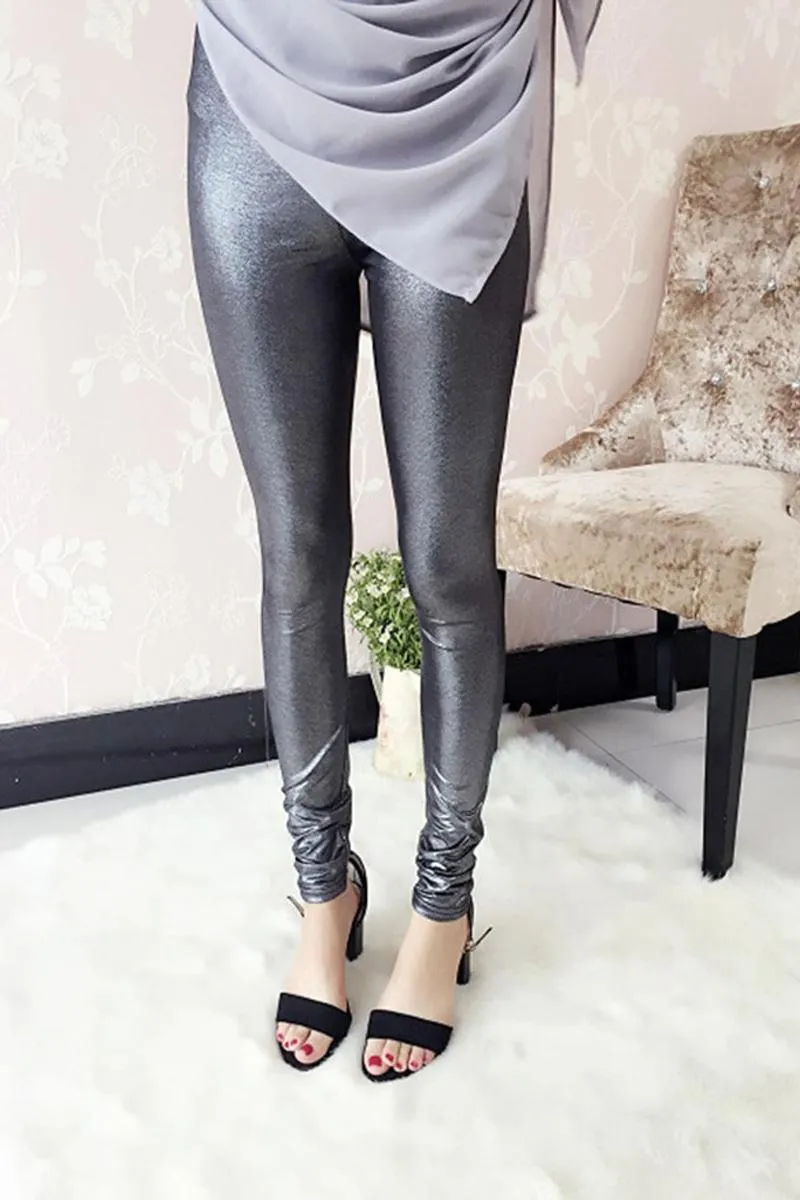 silver leggins – Compra silver leggins con envío gratis en AliExpress  version