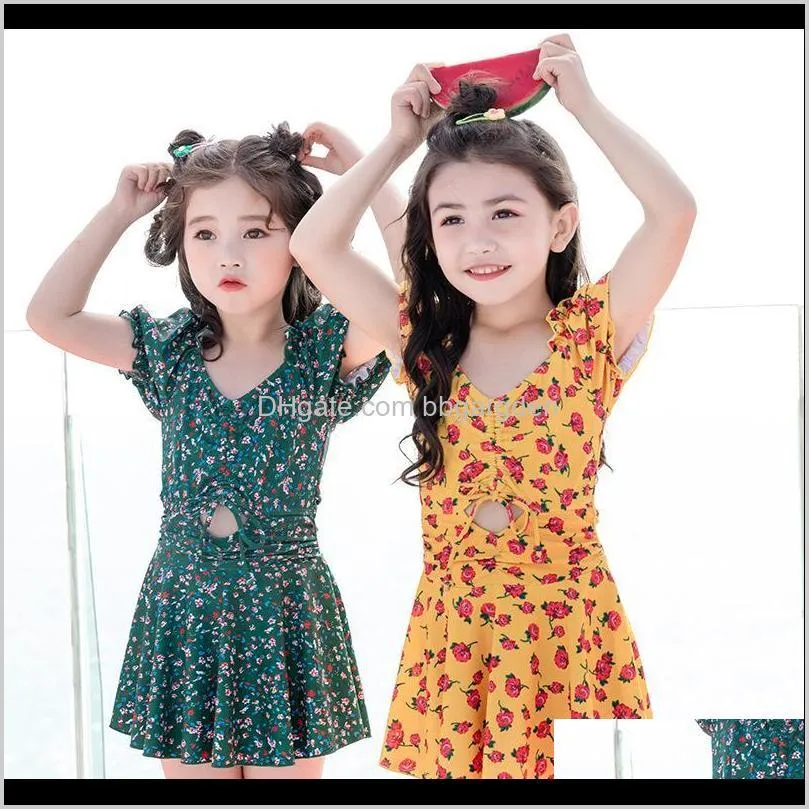 summer family swimsuit sets baby girl floral swimwear woman bikini suits mother and daughter matching beach dress outfits