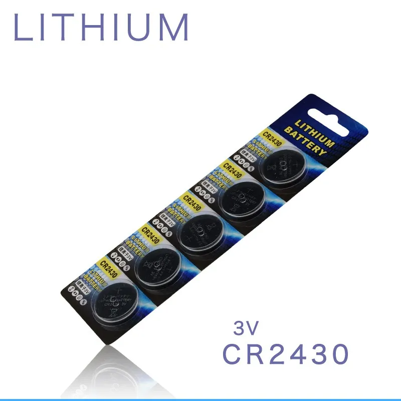 CR2430 Pile Bouton Batterie au Lithium 3V CR-2430 8 Piles【5 Ans