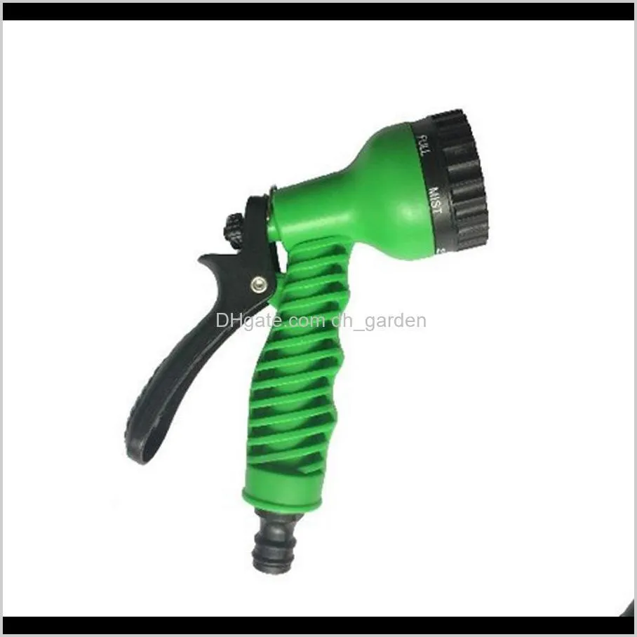 plastic green blue lengthen 150ft graden retractable water hose set car washing expand water hose multi-function spray dh0755-5 t03