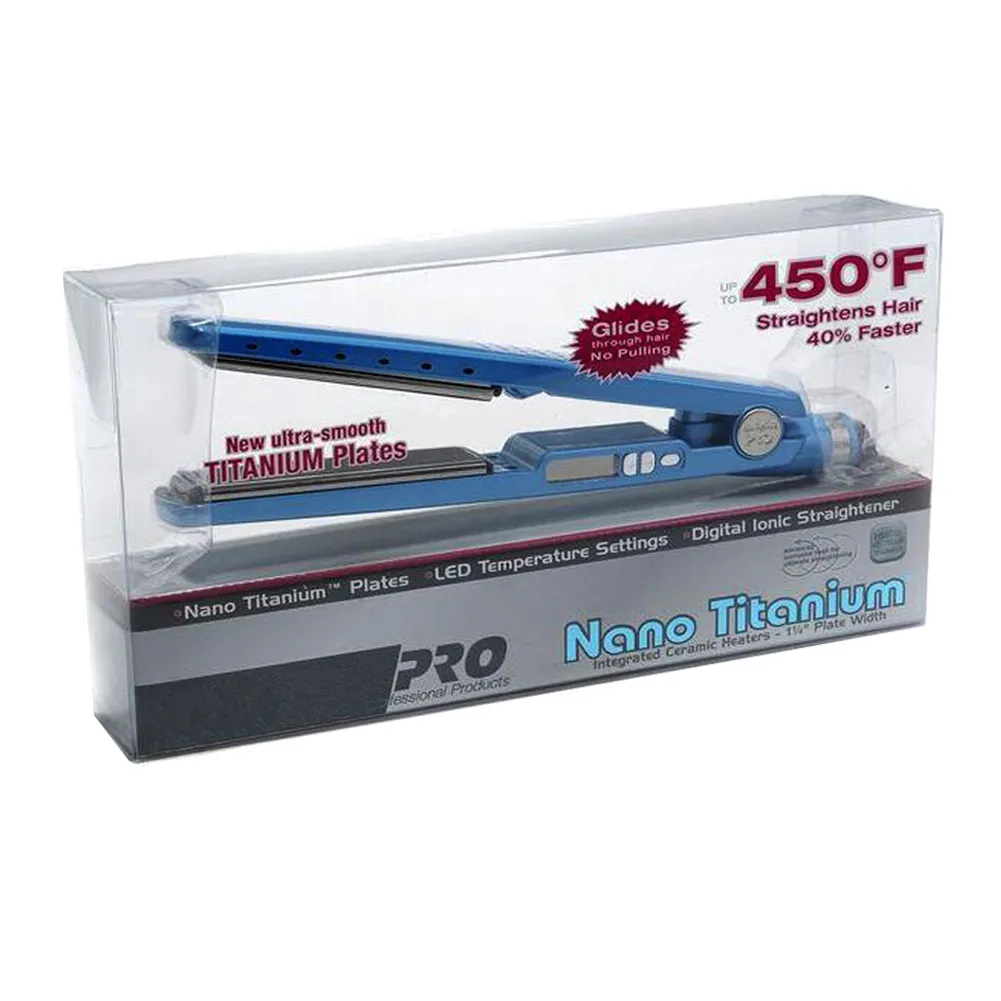 EPACK DROP SHIP Baby Titanium Pro 450F 1/4 Hårrätare Hår Flat Iron Hair Curler US / EU / UK / AU-kontakt