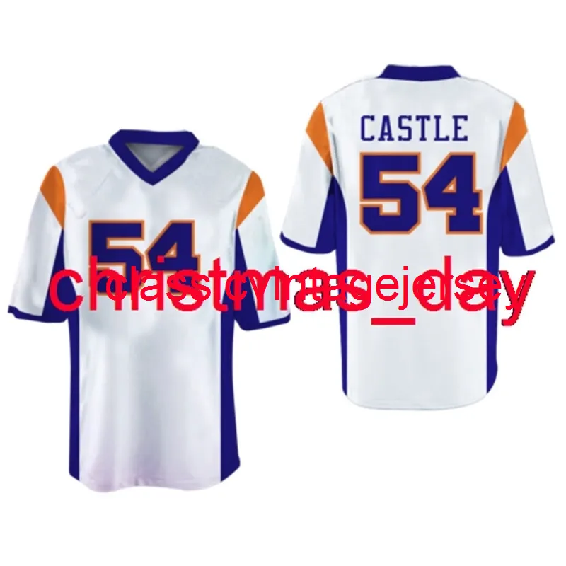 Camisa de futebol do programa de TV Thad Castle Mountain State costurada NOVO bordado personalizado XS-5XL 6XL