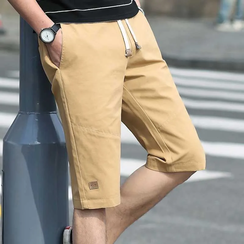 Lato wszechstronne 5-punktowe cienkie spodenki męskie koreańskie trend luźny spodnie sportowe na zewnątrz 210714