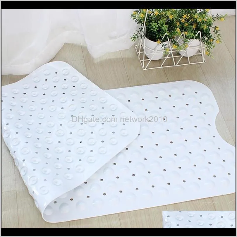 rectangle 40x100cm pvc large anti-skid bath mat soft bathroom massage mat rugs suction cup non-slip superior bathtub carpet