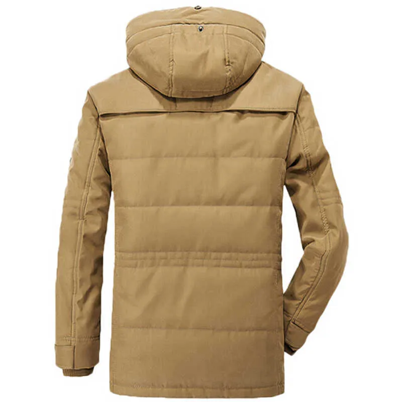 Minus 40° Winter Parka Coats for Men: Thickened, Warm Hooded