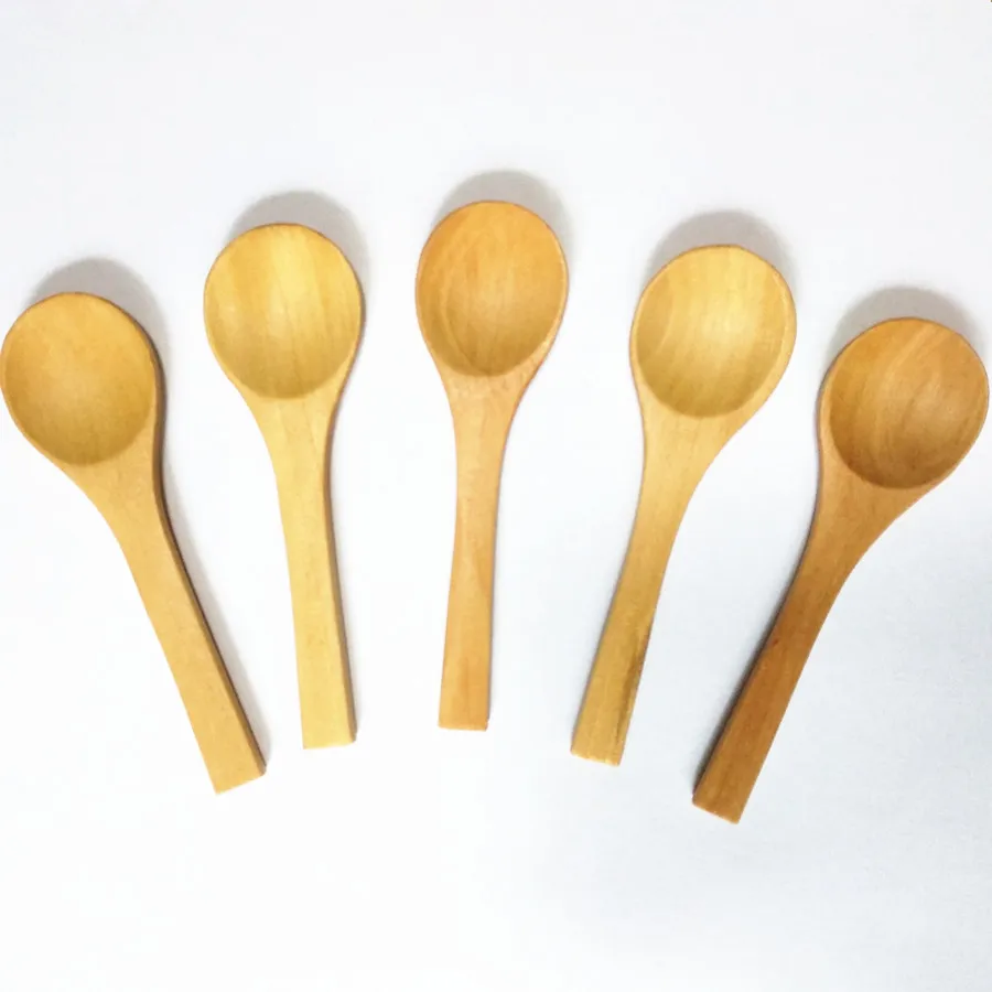 10cm wood spoons