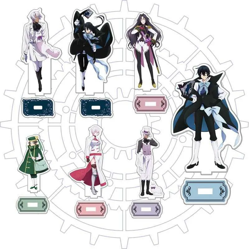 Vanitas Anahtarlık Anime Karakter Akrilik Şekil Standı Model Plaka Tutucu Masa Dekor Ayakta Işareti Cosplay Hediye G1019