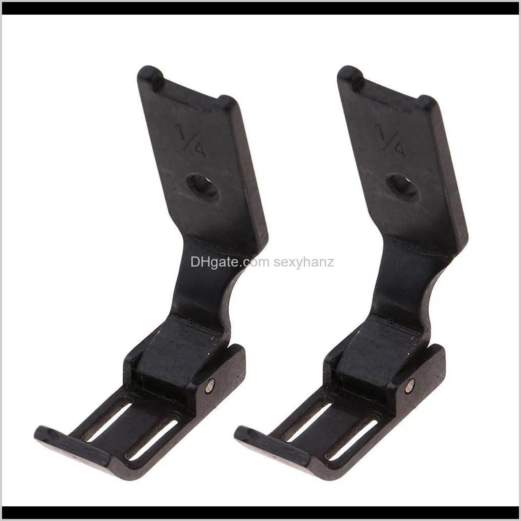 2x double needles zipper presser foot for industrial sewing machine size 1