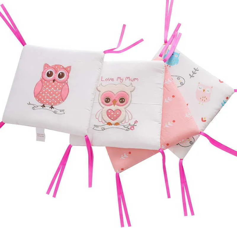 Owl crib bumper pads hot sale