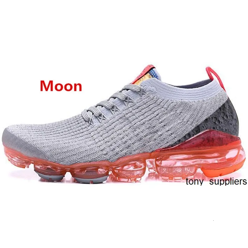 Chaussures MOC 2 Laceless 2 0 Koşu Ayakkabıları Üçlü Siyah Tasarımcı Erkek Kadın Sneakers Fly Beyaz Örgü Yastık Trainers Zapatos