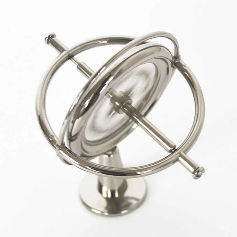 Metal Mechanics Gyroscope Tradition Puzzle Toys Conservation Of Angular Momentum Magic Space