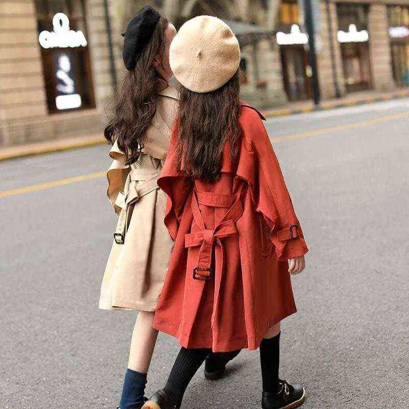 KidTrend Trench Jacket: Windproof Khaki Coat For Boys And