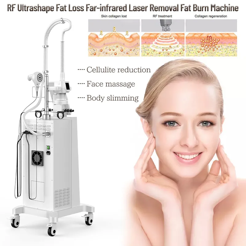 M.P.RF System Vacuum Radio Frequency Wave Massage Body Slimming Machine EMS + IR + LED Terapia Viso Rimozione delle rughe Terapia Apparecchiatura di bellezza