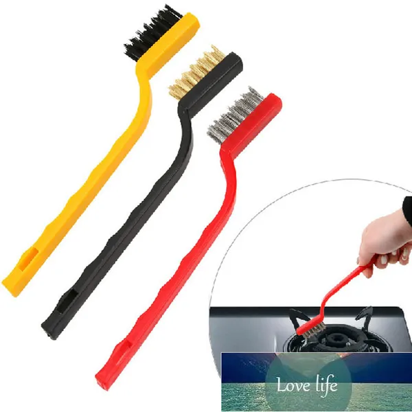 3Pcs Cleaning Wire Brush Kitchen Tools Metal Fiber Brush Strong Decontamination