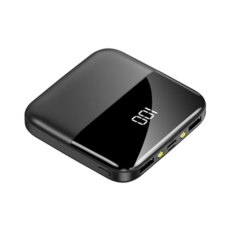 Portable 10000mAh Mini Power Bank With Dual USB Ports, Mini Led Display And  External Battery Charger For Mobile Phones From 66, $11.06