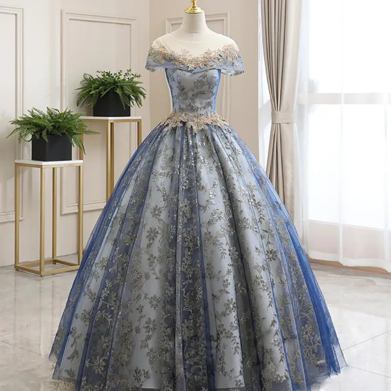 Gryffon Vestidos Quinceanera Dresses Party Dress Classic Ball Suknia Vintage Koronki Shiny Prom Dress Robe De Bal Plus Size