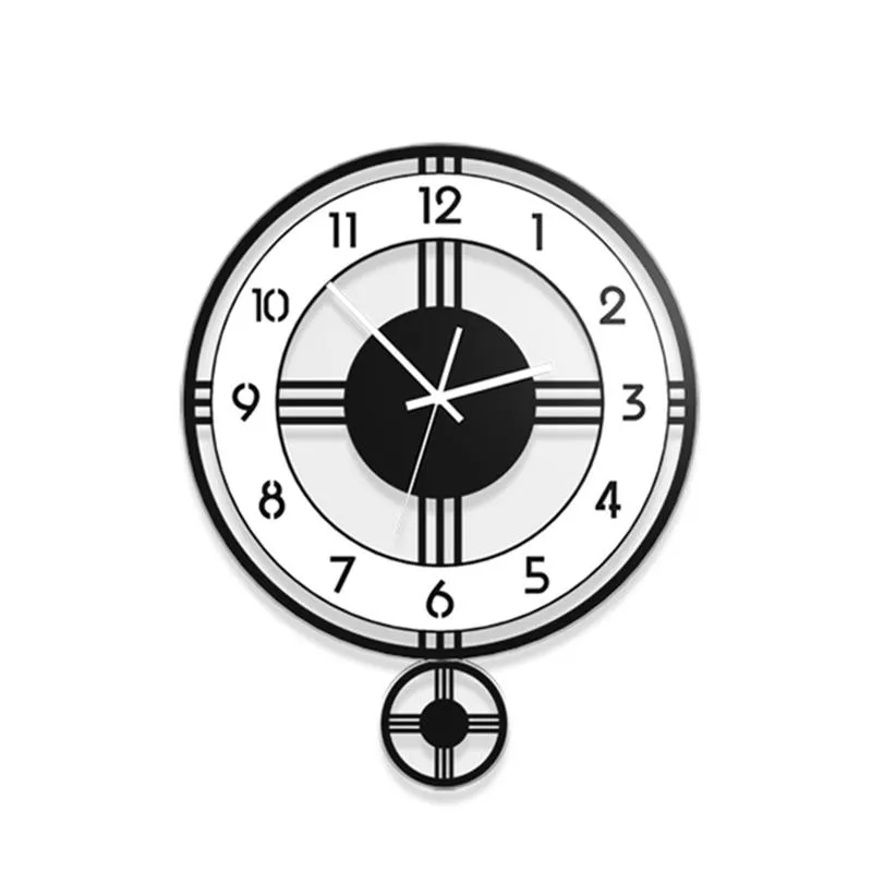 Настенные часы Nordic цифровые часы современный дизайн безмолвный большой минималистский маятник живущая рельдж де домой декор ZP50ZB
