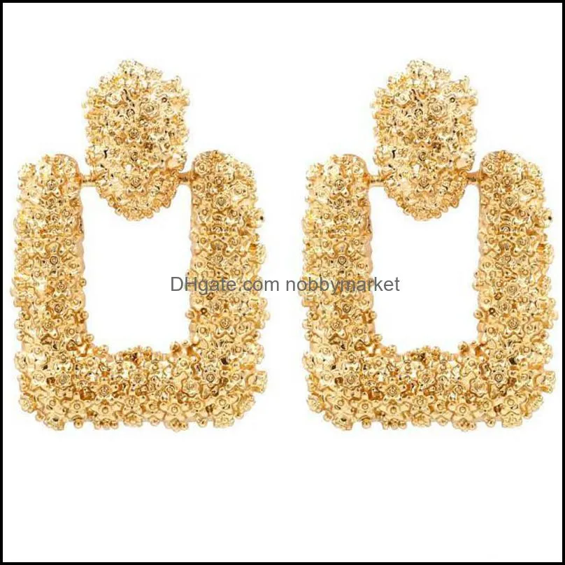 Women`s Geometric Metal Dangle Earrings For Female Bohemian Hyperbolic Large Big Long Statement Drop Earrings Jewelry Gift