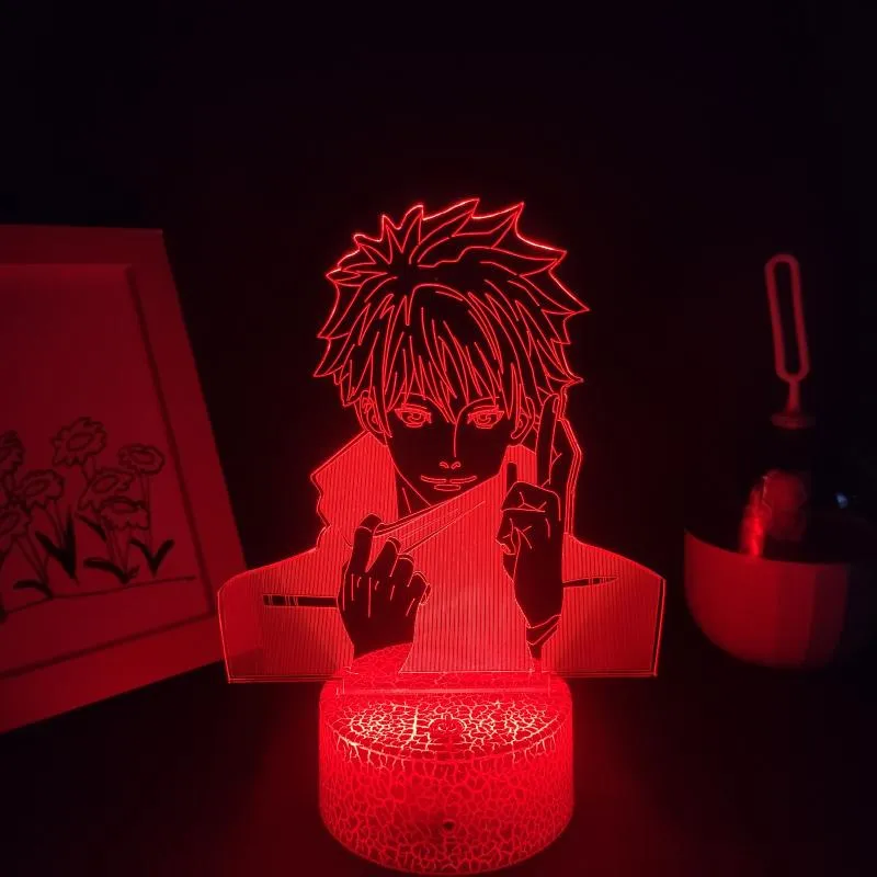 Anime Wall Light Gojo Satoru LED Wall Art Light | Handmade Anime Neon ...