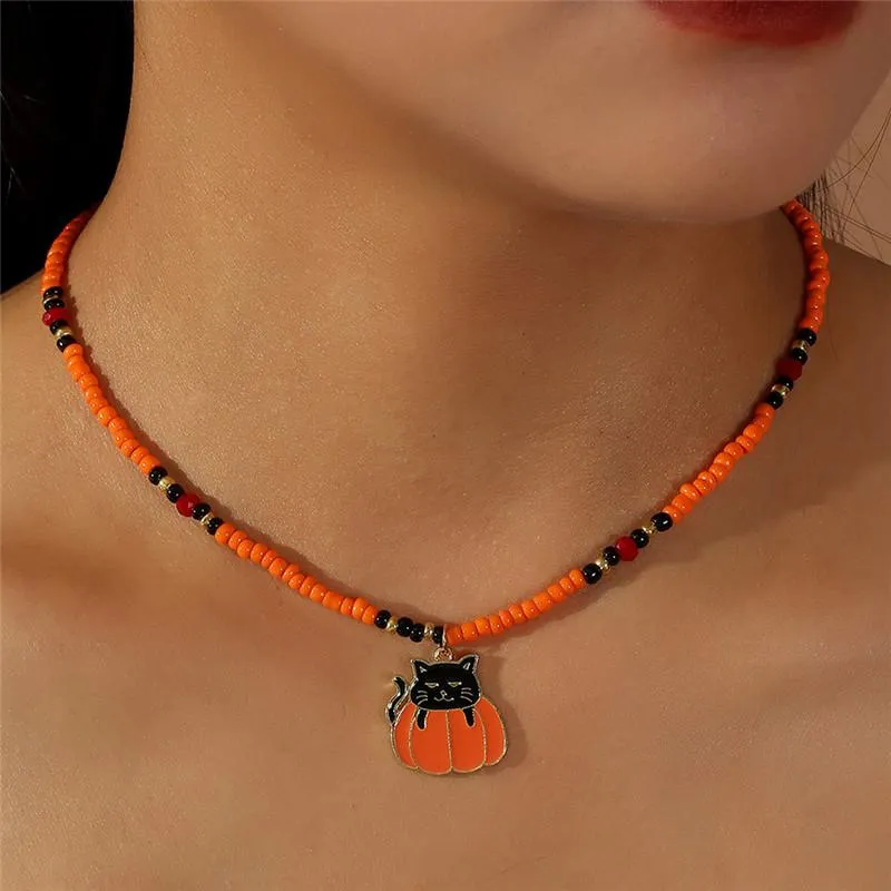 Charm Necklace Orange Necklaces Jewelry Valencia Gem Charm