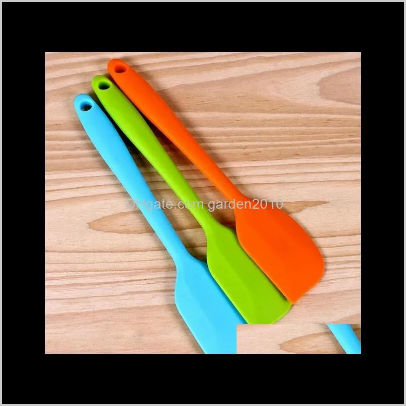 wedding candy color silicone cake spatula batter scraper for snowflake cake tools