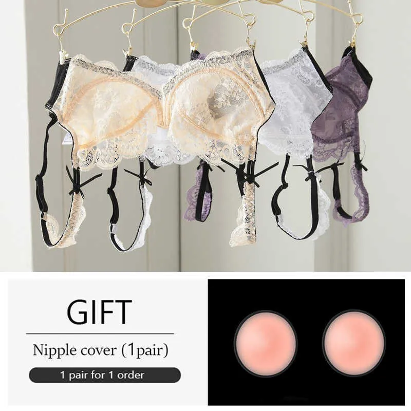 Lace Bra For Women Plus Size See Through Transparent D E Cup Push Up Sexy  Lingerie From Dou01, $8.63