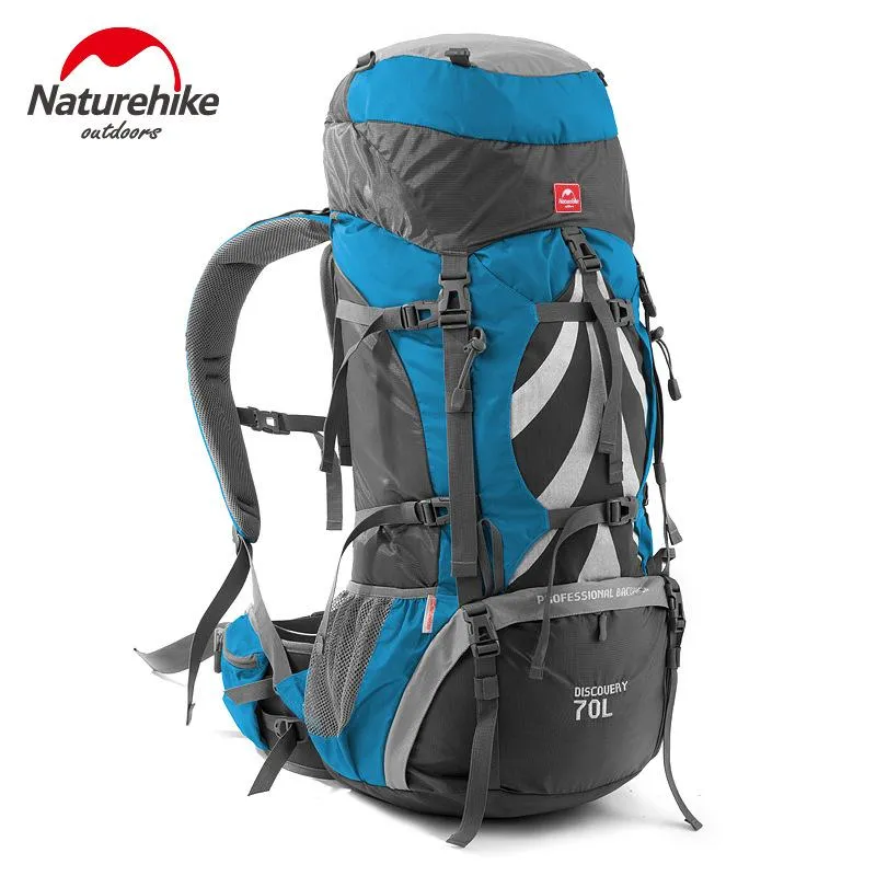 Outdoor Bags NatureHike Climbing Bag Rucksack 70L Hiking Superlight Nylon Sports Backpack Waterproof Camping Travel