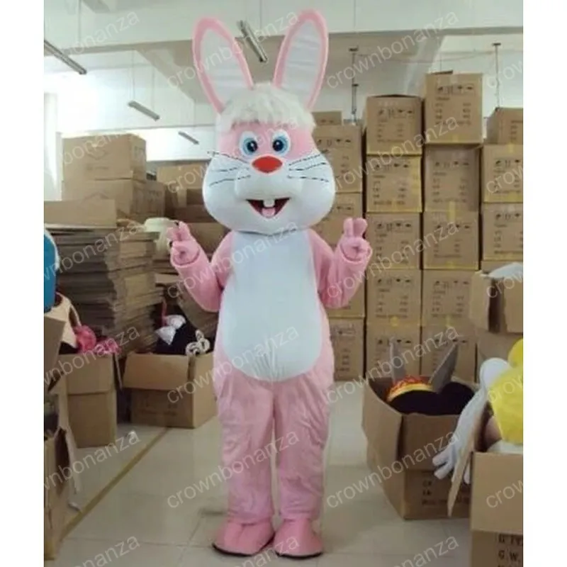 Halloween Rabbit Mascot Costume High quality Cartoon Character Outfit Suit Adults Size Christmas Carnival Birthday Party Outdoor Outfit