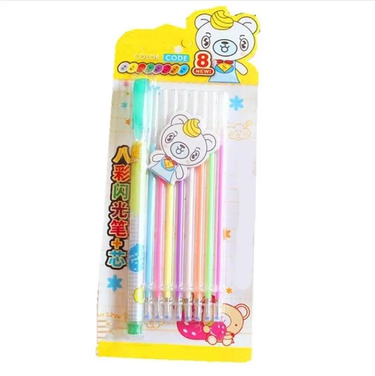 Wholesale 12 Cute Diamond Kingart Gel Pens In Cow Colors 0.5mm Stationery  Material For School Supplies From Damofang, $8.94