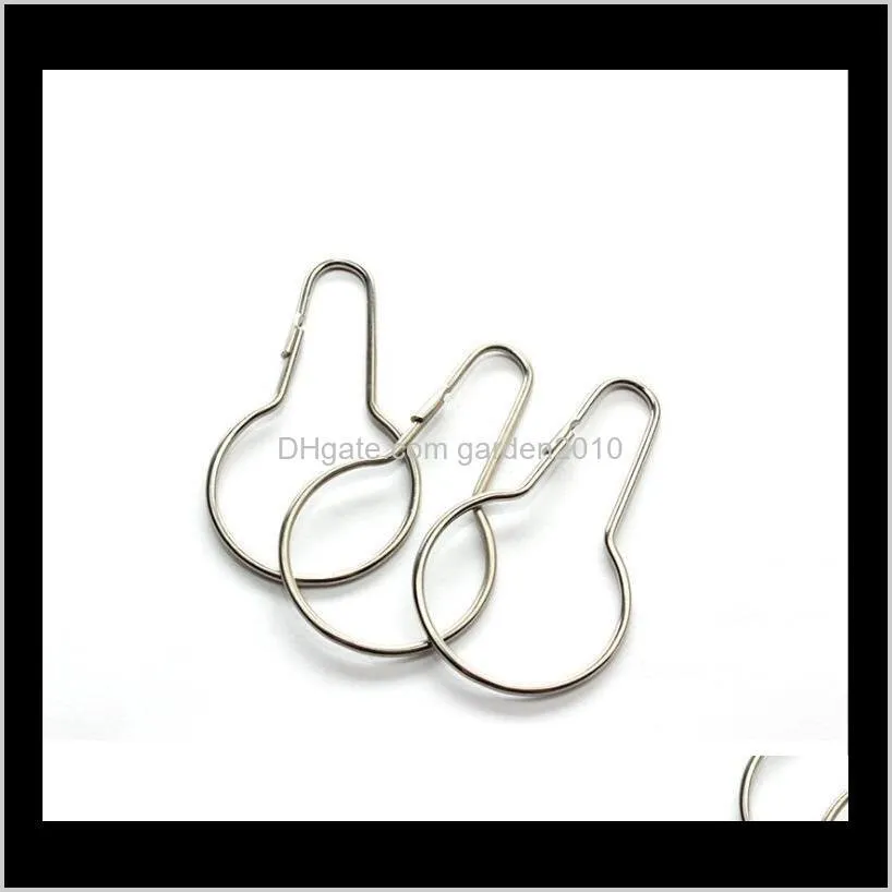 shower curtain hooks bathroom rustproof stainless steel rings hook polished chrome