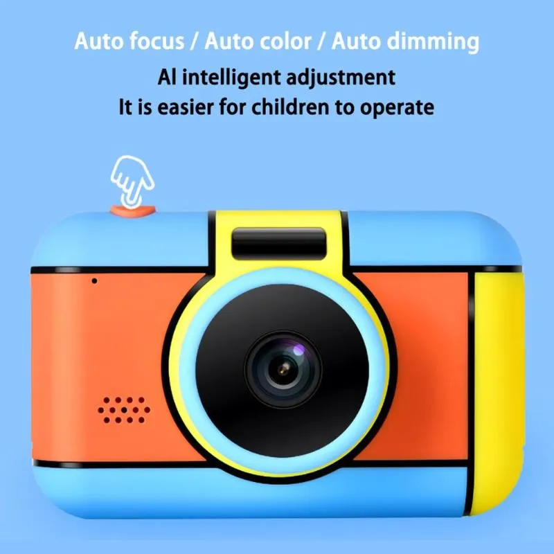 Cute Kids Camera Gifts Camcorder Toys ABS 8million 1000mAh Gift For As Picture Children Digital Cameras