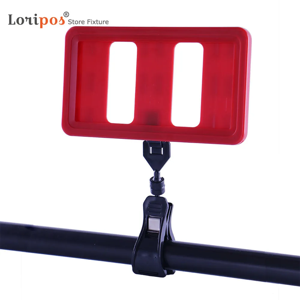 Clip on ou pendurado A7 Plastic Frame Frame Tag Holder Sign Gripper para anunciar ofertas especiais Especificações do produto | Loripos