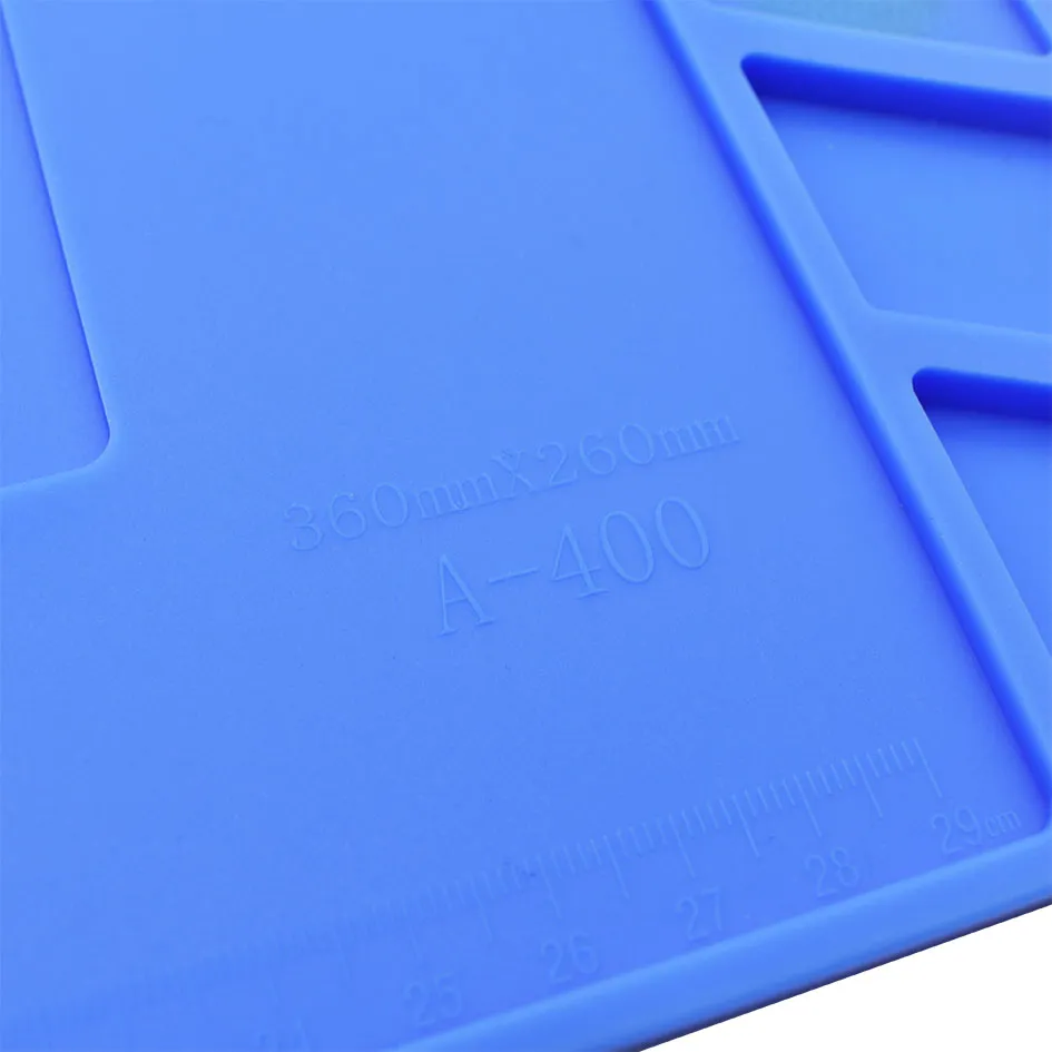 Tappetino Per Saldatura In Silicone Antistatico 500°C - Grande Base Isolante Resistente Al Calore Per Riparazioni Elettroniche
