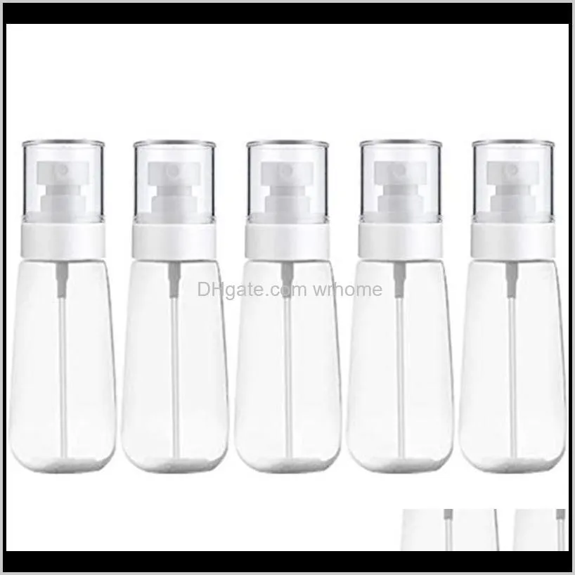 10 pcs portable refillable plastic fine mist perfume spray bottle transparent empty spray sprayer bottle, 100ml,transparent