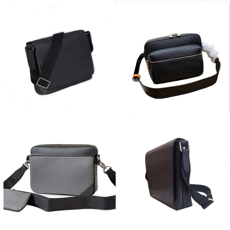 10A bolsa mensageiro da mais alta qualidade bolsa de designer masculina L002