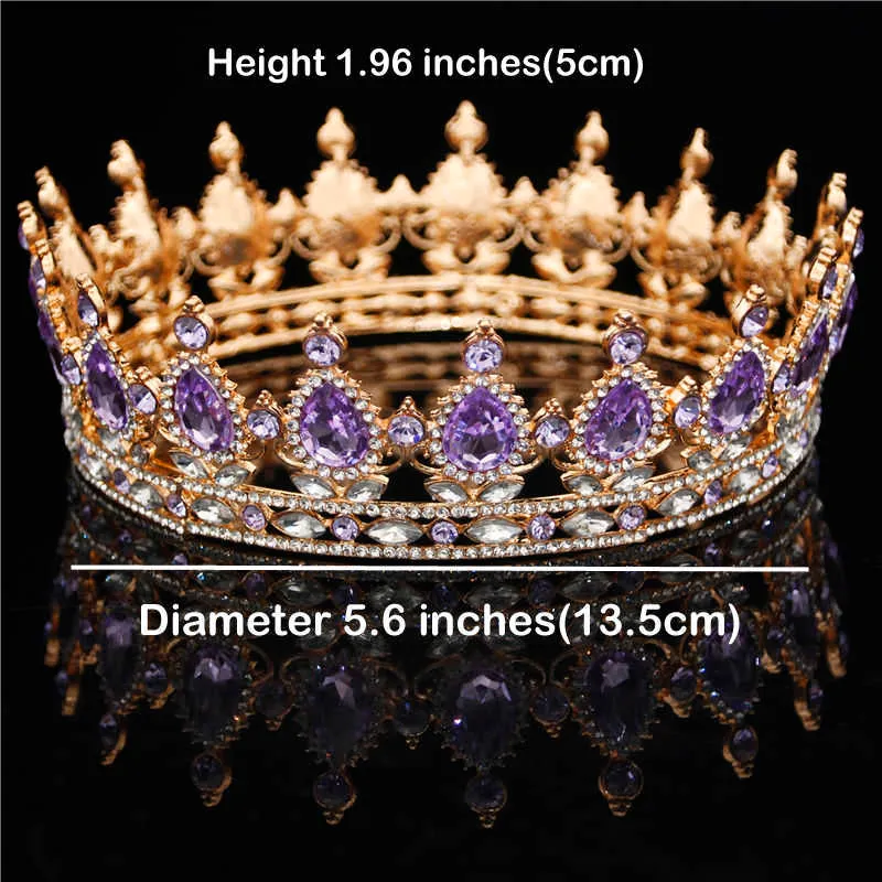 Tiara Corona Principessa Bambina Con Cristalli - Per Compleanni, Matrimoni E Feste - Foto 13