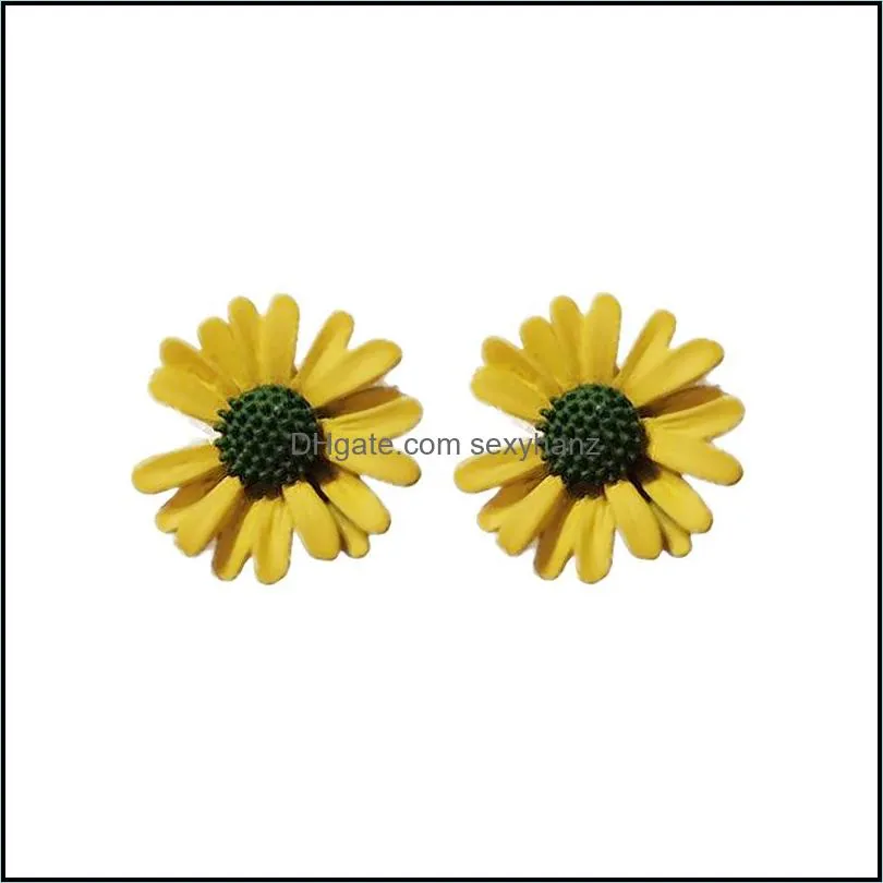 925 silver earrings small daisy earring right daisy earrings personalized earrings hot promotional gifts