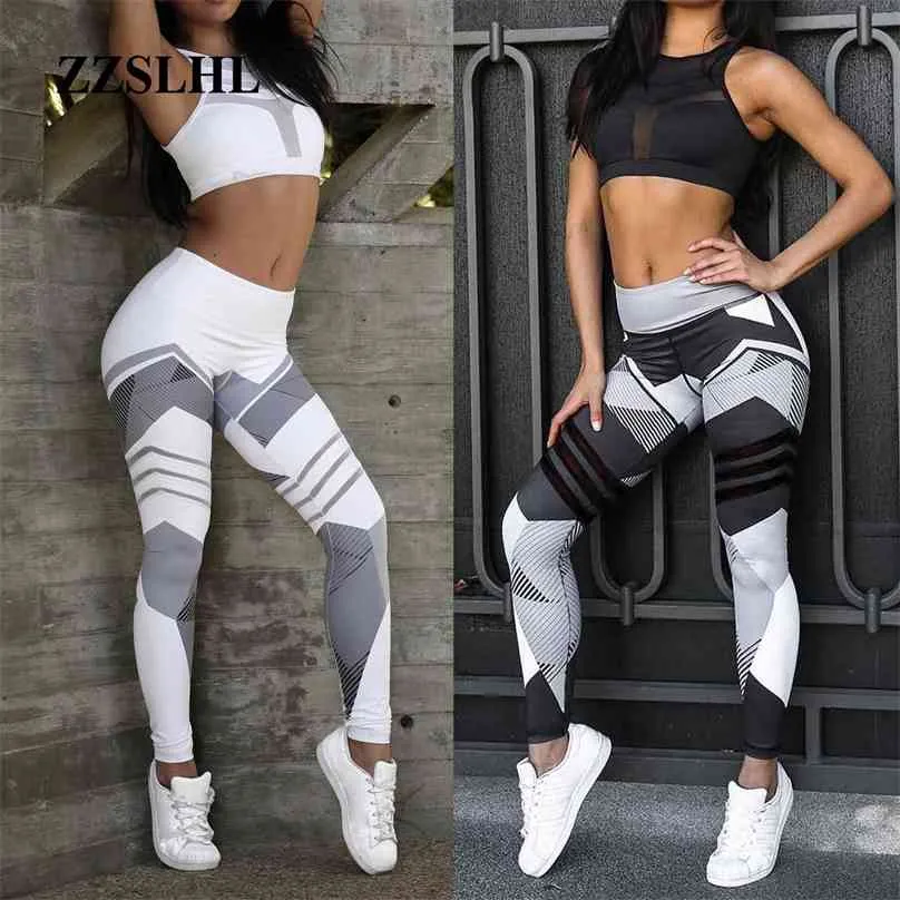 Women Tracksuit Yoga Set Running Fitness Jogging T-shirt Leggings Tights Sports Suit Gym Sportswear Active Wear Clothes 210802