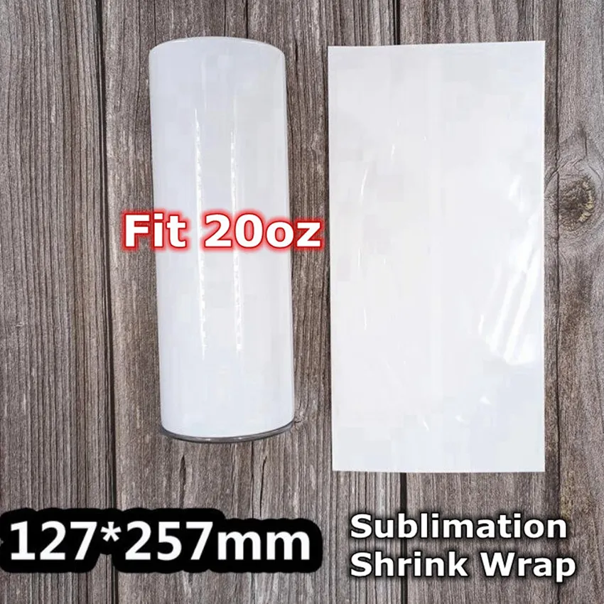 Sublimation Shrink Wrap For 20oz Sublimation Skinny Cup Heat Shrinkage
