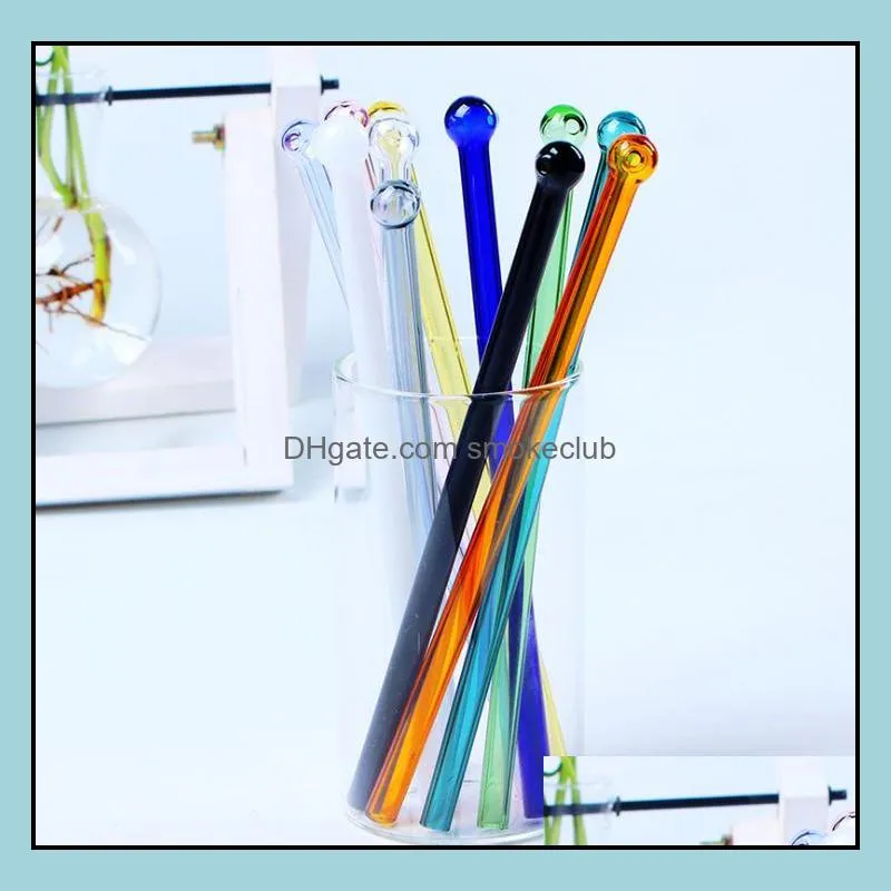 20cm Creative Drinking Straws eco-friendly Drinking Straws Glass Health Baby Drinking Straws SN1140