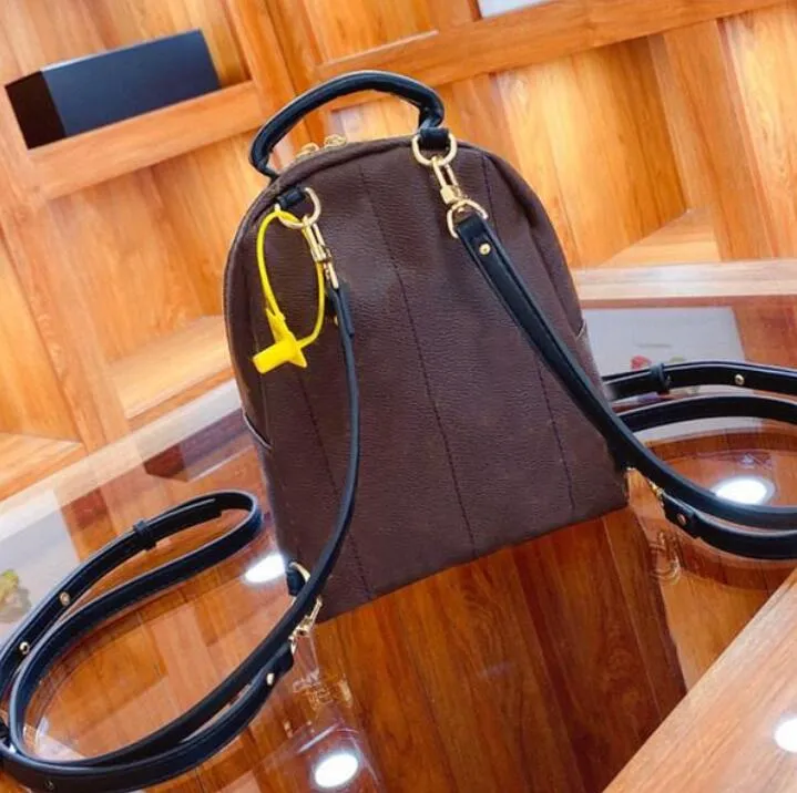 Mini backpack lady Genuine Leather designer Backpacks fashion back pack fow women handbags Presbyopic Mini shoulder Purse Cross body bag