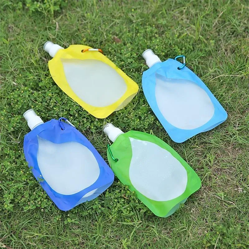 Nyfoldbar vikning hopfällbar dricksbil vattenpåse bärare behållare utomhus camping vandring picknick flytande väska ewf7643