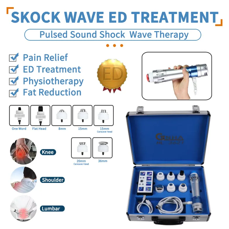 آلة التخسيس المادية Ed Therapy Edswt Shockwave خارج الشبكات الصدمة آلة LI-ESWT ED1000