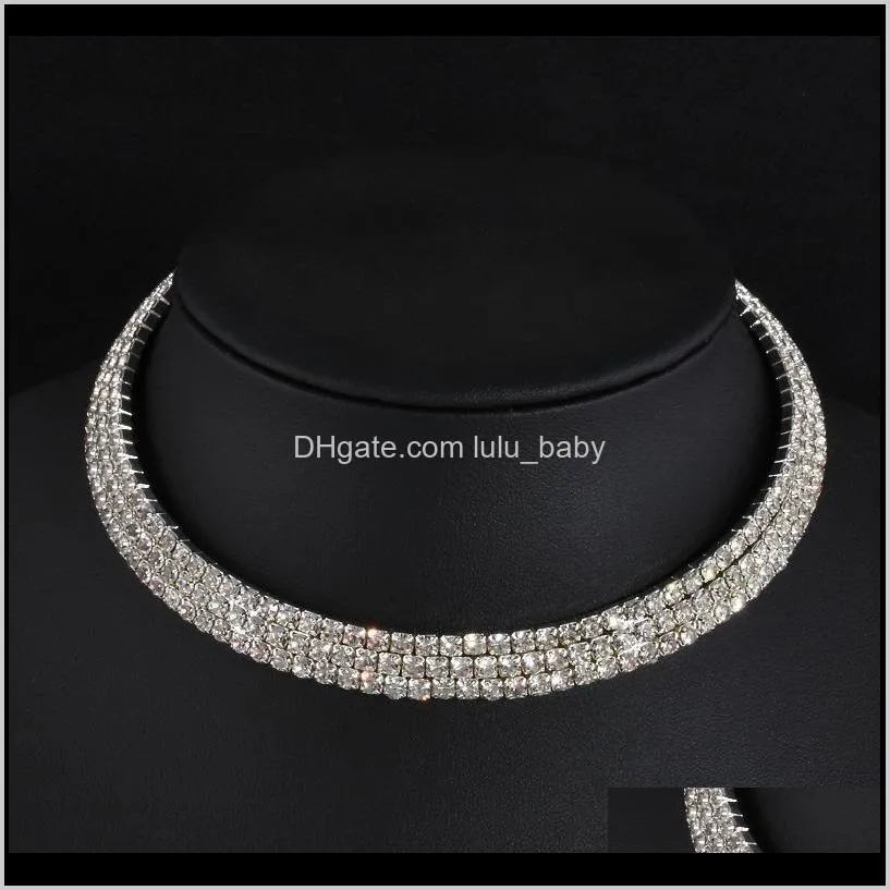 rhinestone choker necklaces torques collar women statement jewelry girl imitation pearls necklace 5 styles