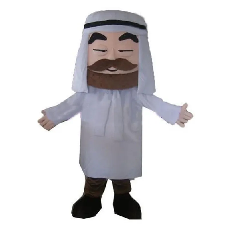 Costumes de mascotte de personnes arabes de haute qualité Halloween Robe de soirée fantaisie Personnage de dessin animé Carnaval Noël Pâques Publicité Costume de fête d'anniversaire Tenue