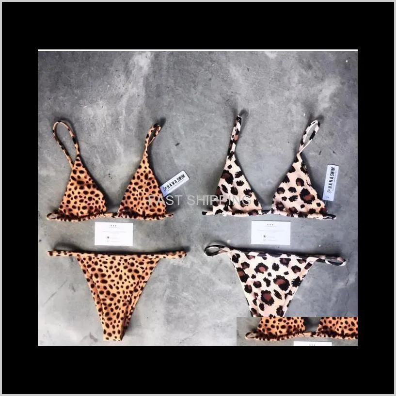 Leopard Bikini Summer Women Swimwear Clothing
