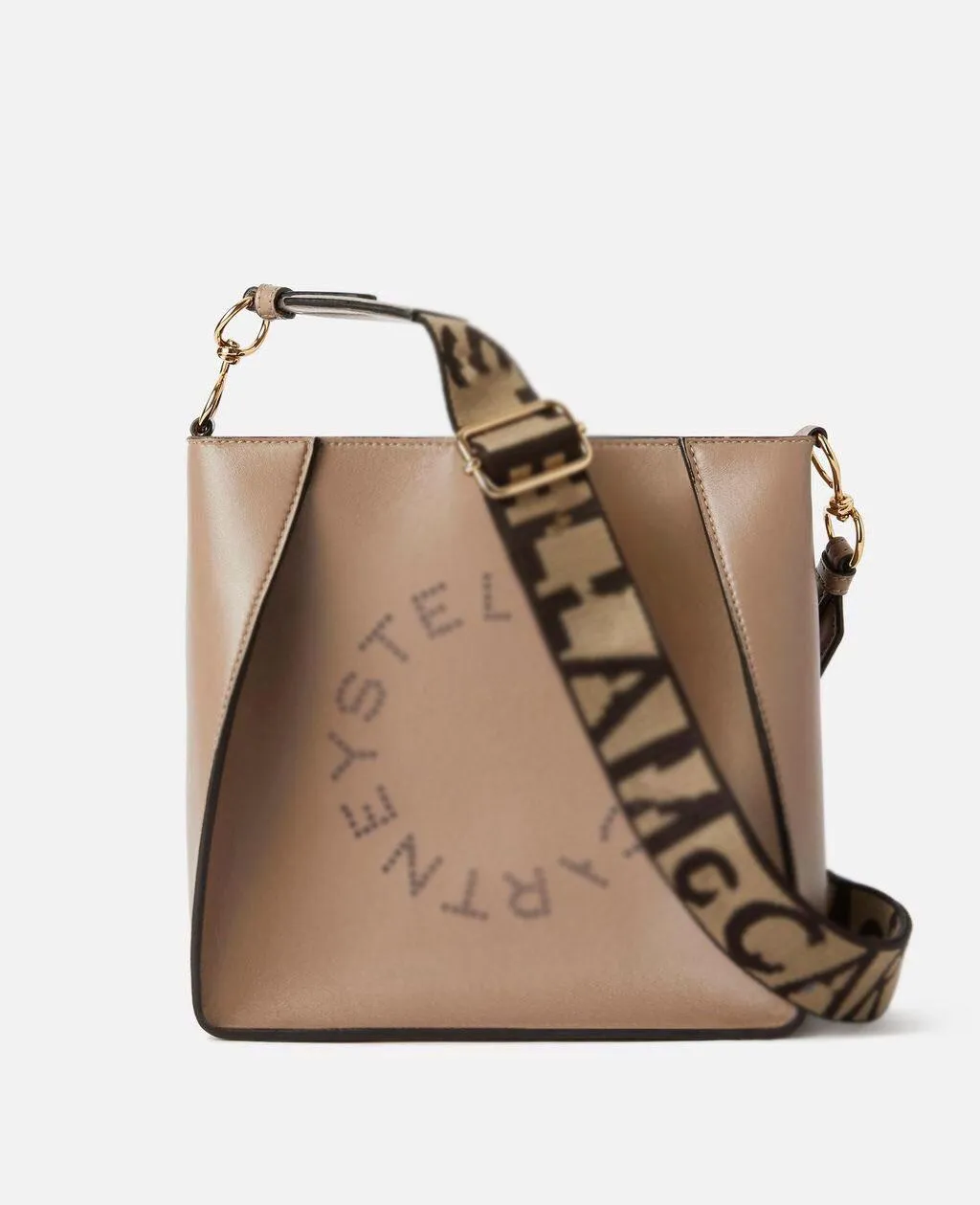 Stella McCartney Womens PVC Leather Shoulder Bag Large Tote