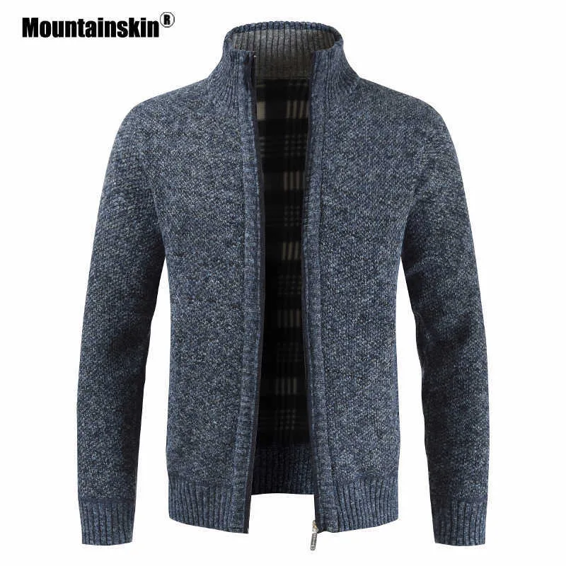 Mountainskin hommes chandails automne hiver Cardigan chaud pull en tricot vestes manteau mâle vêtements tricots décontractés taille ue SA835 Y0907